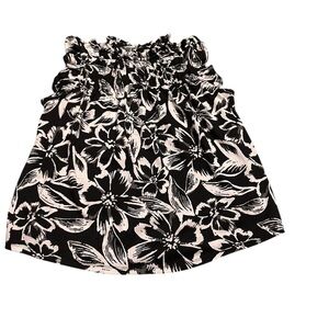 Fred David Monochrome Floral Fabric